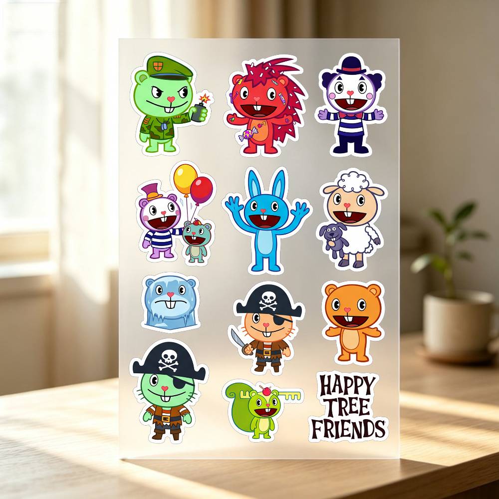 Laptop Accessories Wallpaper - Наклейки Happy T-ree F-rien-ds для кузова