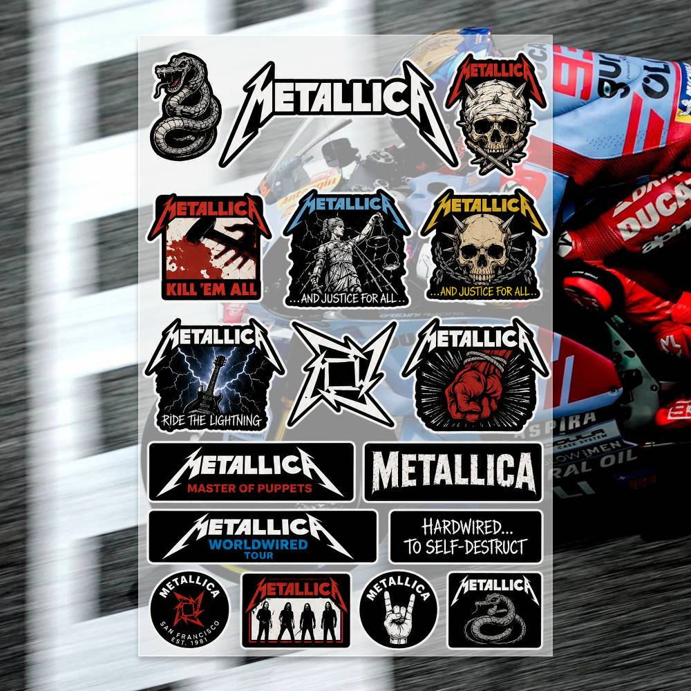 Laptop Accessories Wallpaper - Наклейки M-Metallica: виниловые стикеры для мотоциклов,