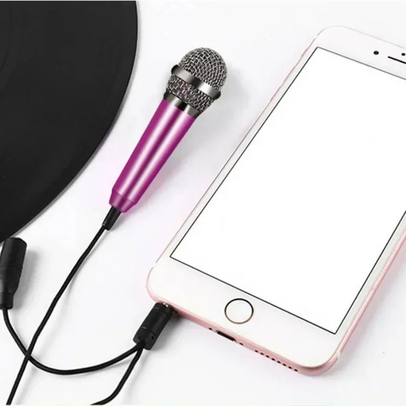 Laptop Accessories And Gadgets - Мини-портативный 3,5 мм стерео студийный микрофон