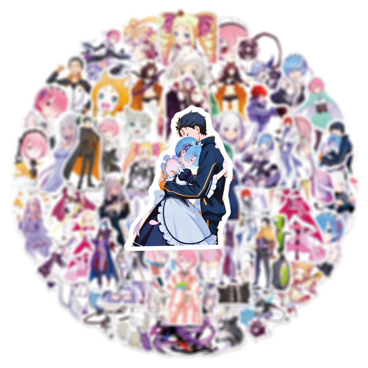 50 шт. наклеек Re:Zero - Жизнь – обзор и цена Laptop Accessories Ram