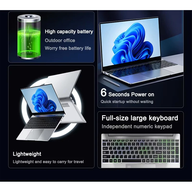 15,6-дюймовый ноутбук Full HD  – обзор и цена Laptop Accessories Ram