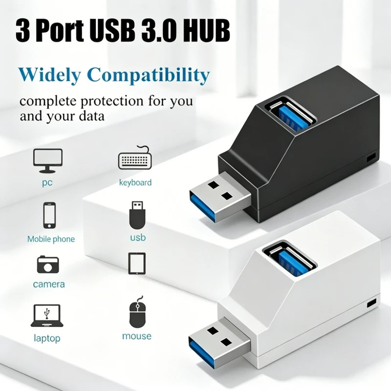 USB-хаб с 3 портами (USB 3.0/2 – обзор и цена Laptop Accessories And Gadgets