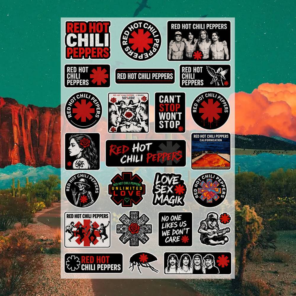 Наклейка Red Hot Chili Peppers – обзор и цена Laptop Accessories Wallpaper