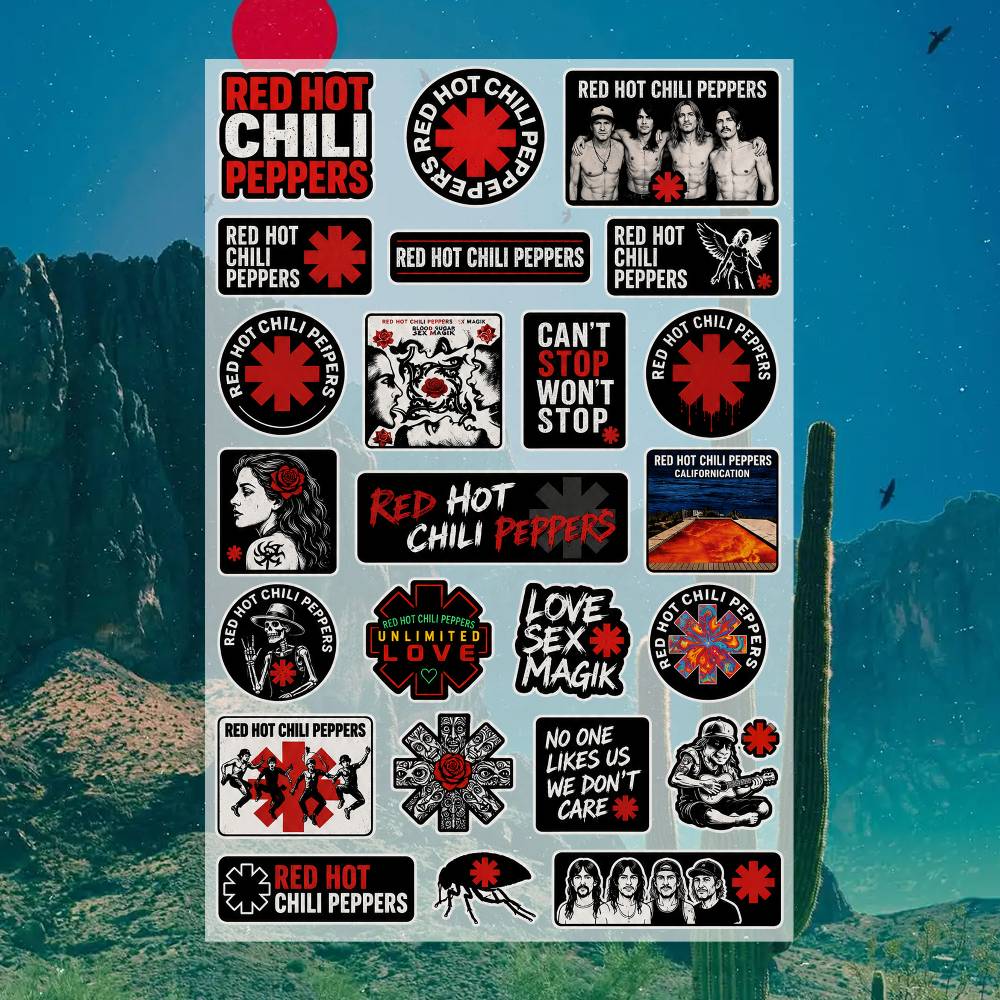 Наклейка Red Hot Chili Peppers – обзор и цена Laptop Accessories Wallpaper