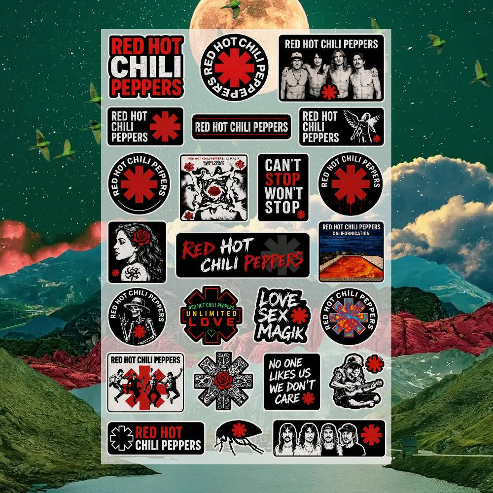 Наклейка Red Hot Chili Peppers – обзор и цена Laptop Accessories Wallpaper