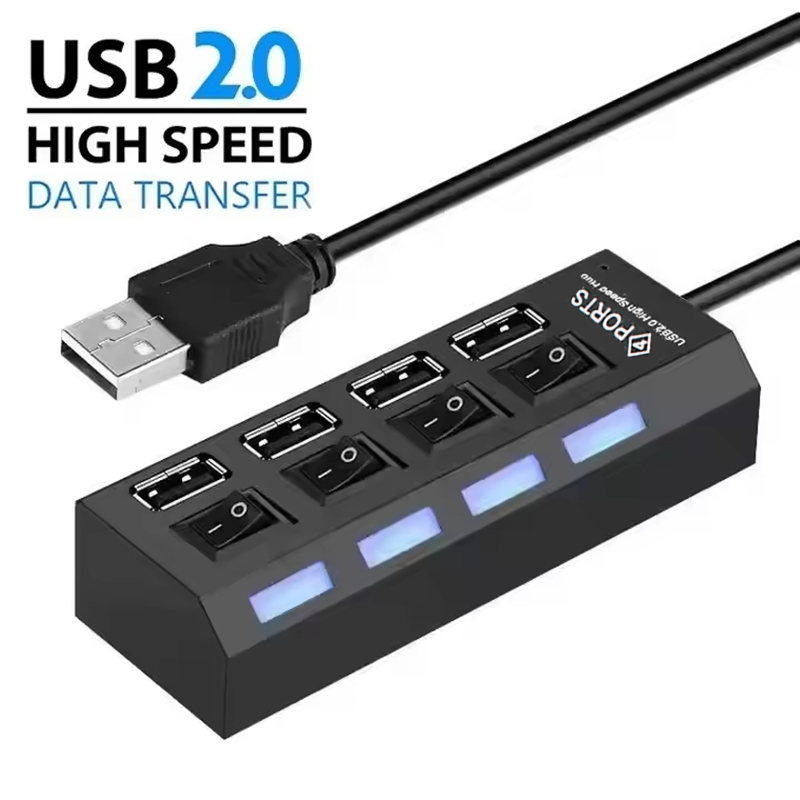 4-портовый USB 2.0-хаб-разветв – обзор и цена Laptop Accessories Computer