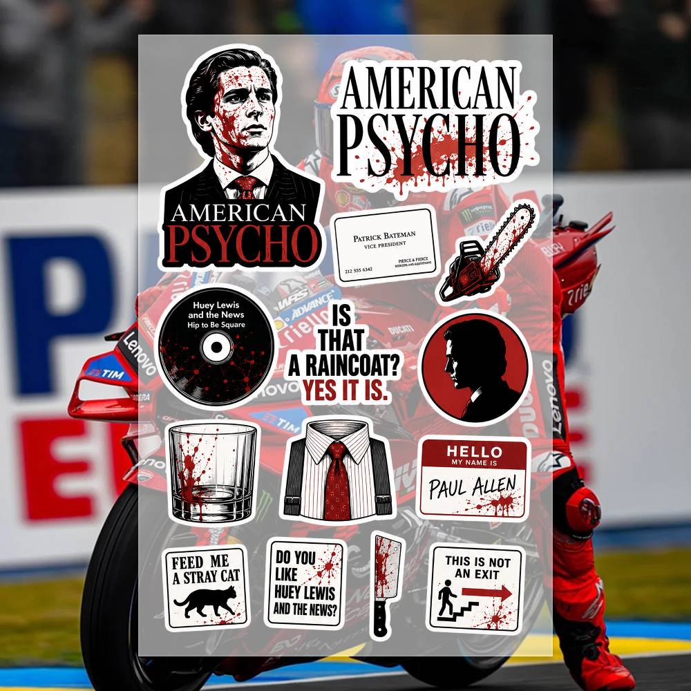 Наклейки A-merican P-sycho: ви – обзор и цена Laptop Accessories Wallpaper