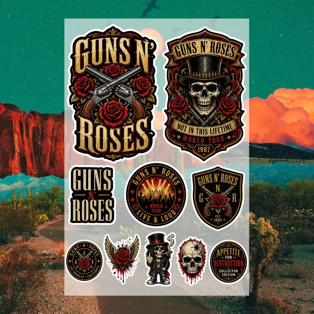 Наклейки G-uns N R-oses, накле – обзор и цена Laptop Accessories Wallpaper