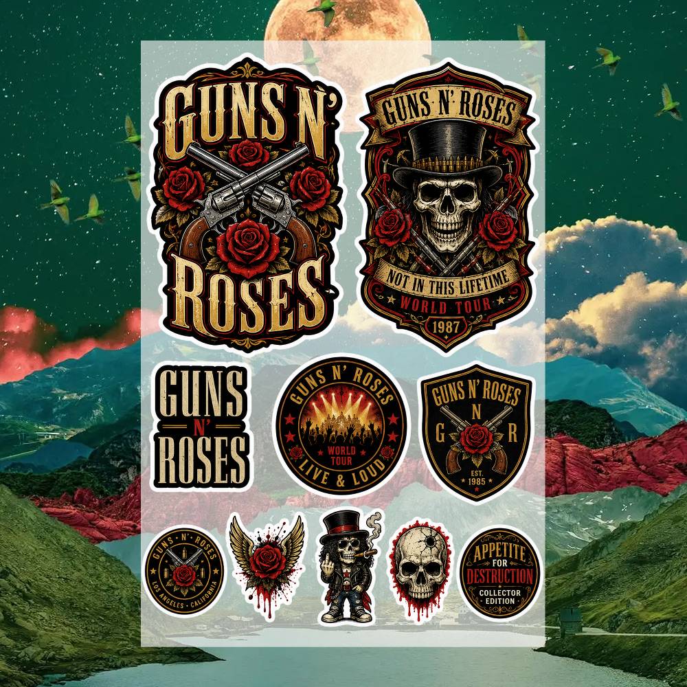 Наклейки G-uns N R-oses, накле – обзор и цена Laptop Accessories Wallpaper