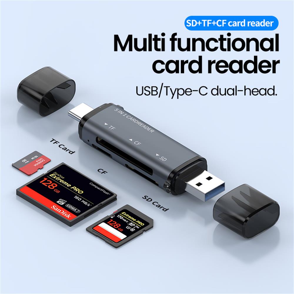 5 в 1 USB-кардридер типа C Мно – обзор и цена Laptop Accessories And Gadgets