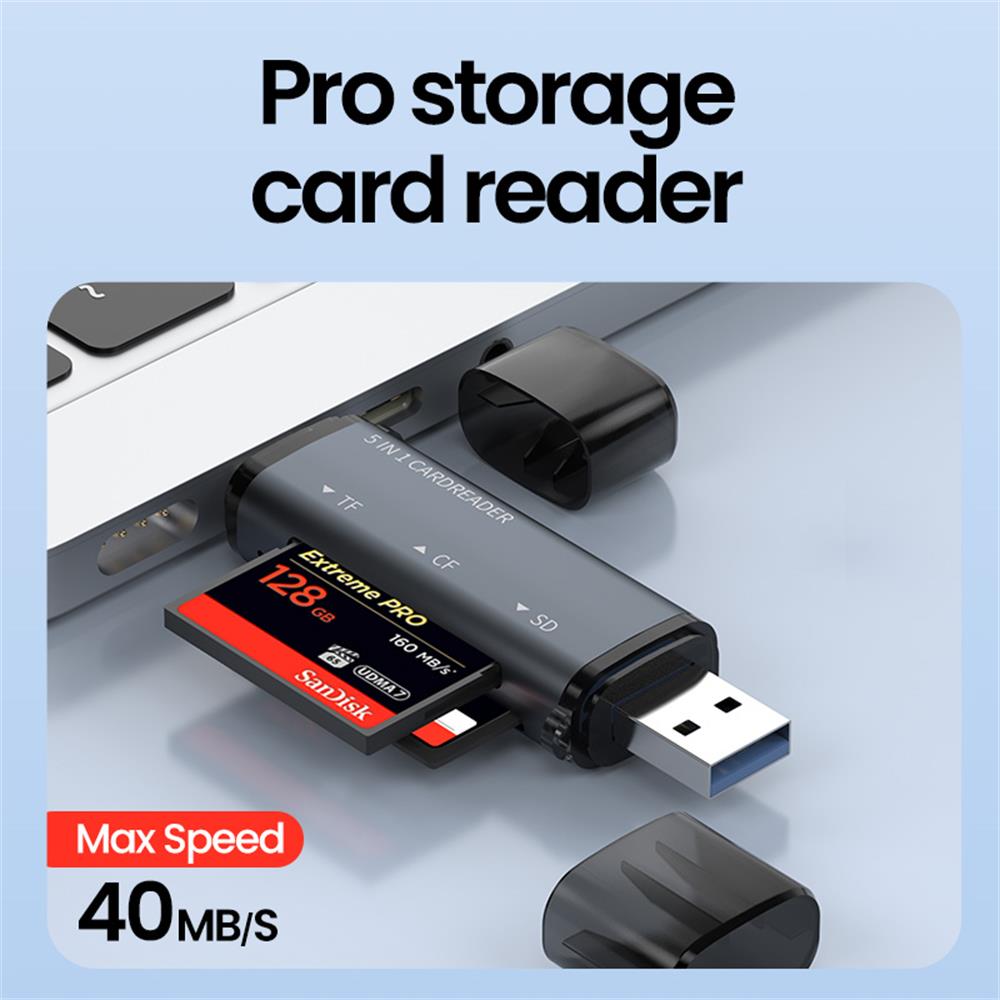 5 в 1 USB-кардридер типа C Мно – обзор и цена Laptop Accessories And Gadgets