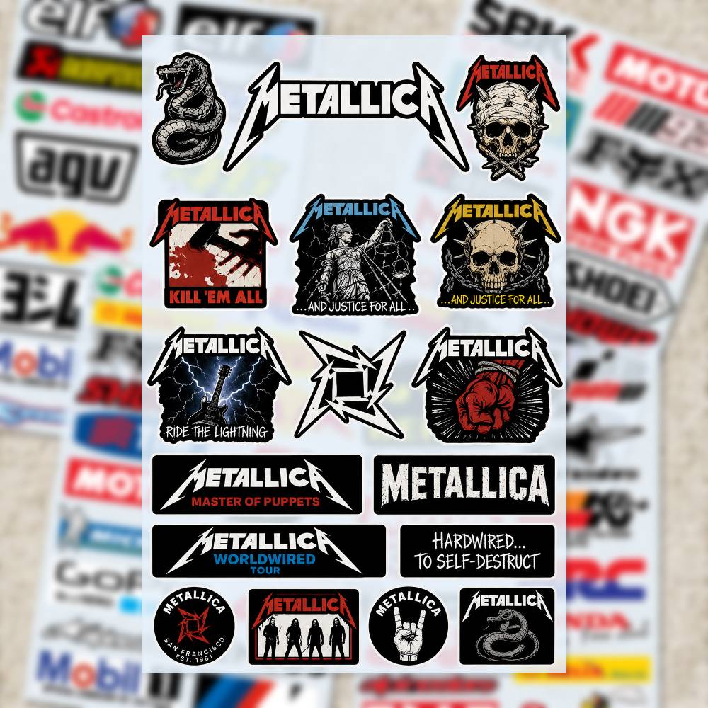 Наклейки M-Metallica: виниловы – обзор и цена Laptop Accessories Wallpaper