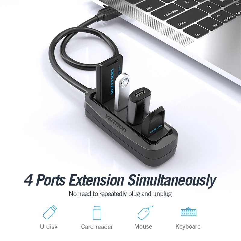 USB-концентратор Vention на 4  – обзор и цена Laptop Accessories And Gadgets