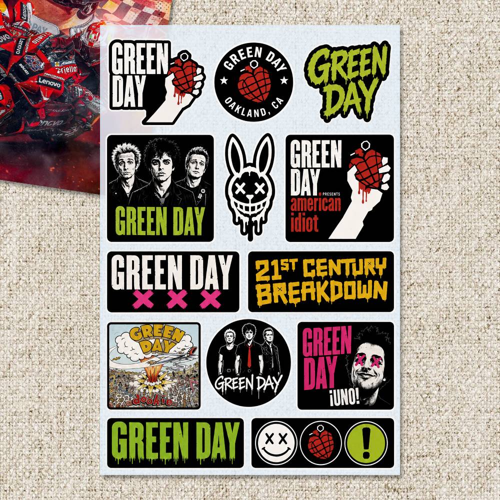 Наклейки G-Green Day, наклейки – обзор и цена Laptop Accessories Wallpaper
