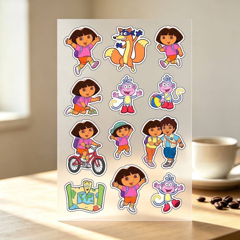 1 шт. виниловая наклейка Dora  – обзор и цена Laptop Accessories Wallpaper