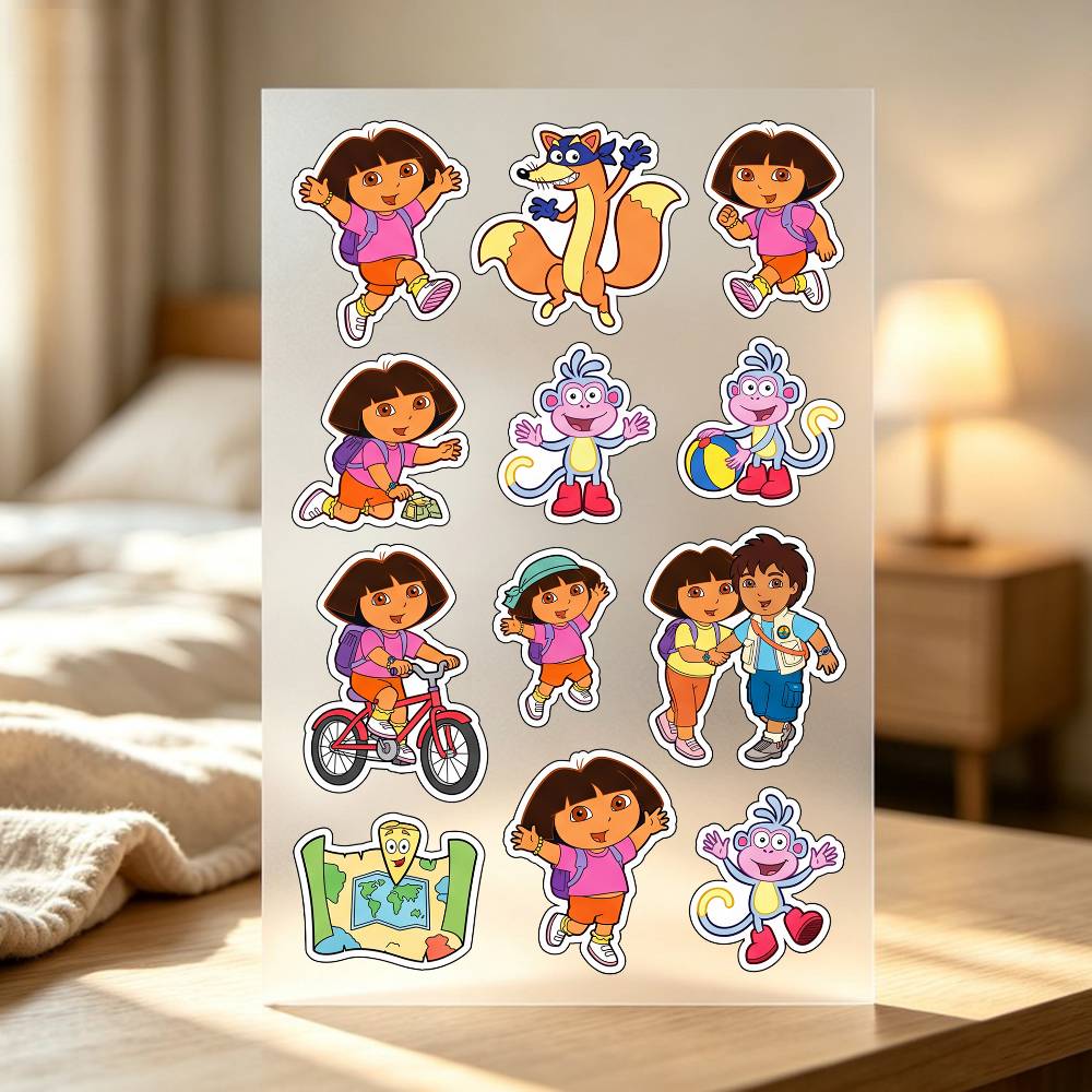 1 шт. виниловая наклейка Dora  – обзор и цена Laptop Accessories Wallpaper