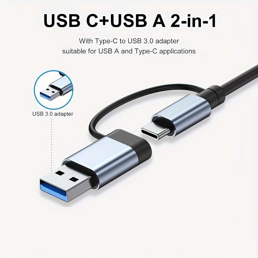 USB-хаб 2-в-1 с 7 портами USB  – обзор и цена Laptop Accessories And Gadgets